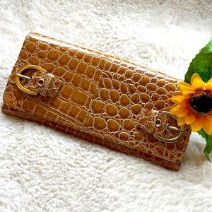 Croc Print Wallet
